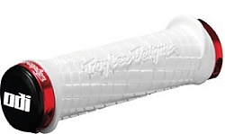 Troy Lee Designs Signature ATV Lock-On Bonus Pack White w/Red Clamps